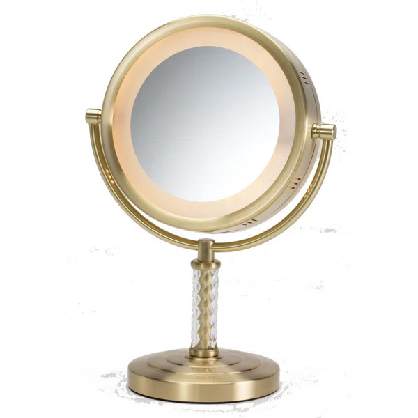 Washtenaw Round Metal Floor Mirror | Wayfair North America