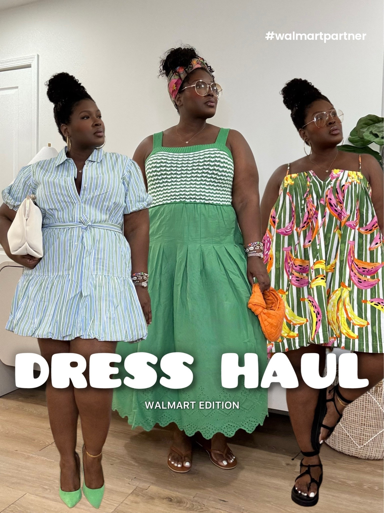 New Finds from @walmartstyle easy breezy dresses are an essential with these temperatures. Wearing an XXL in everything. Linked these an all my under $40 finds from @walmart below shout out to the design team for looking out!!! You know how our sizes go so grab your favs today ✨ #walmartpartner #walmartstyle