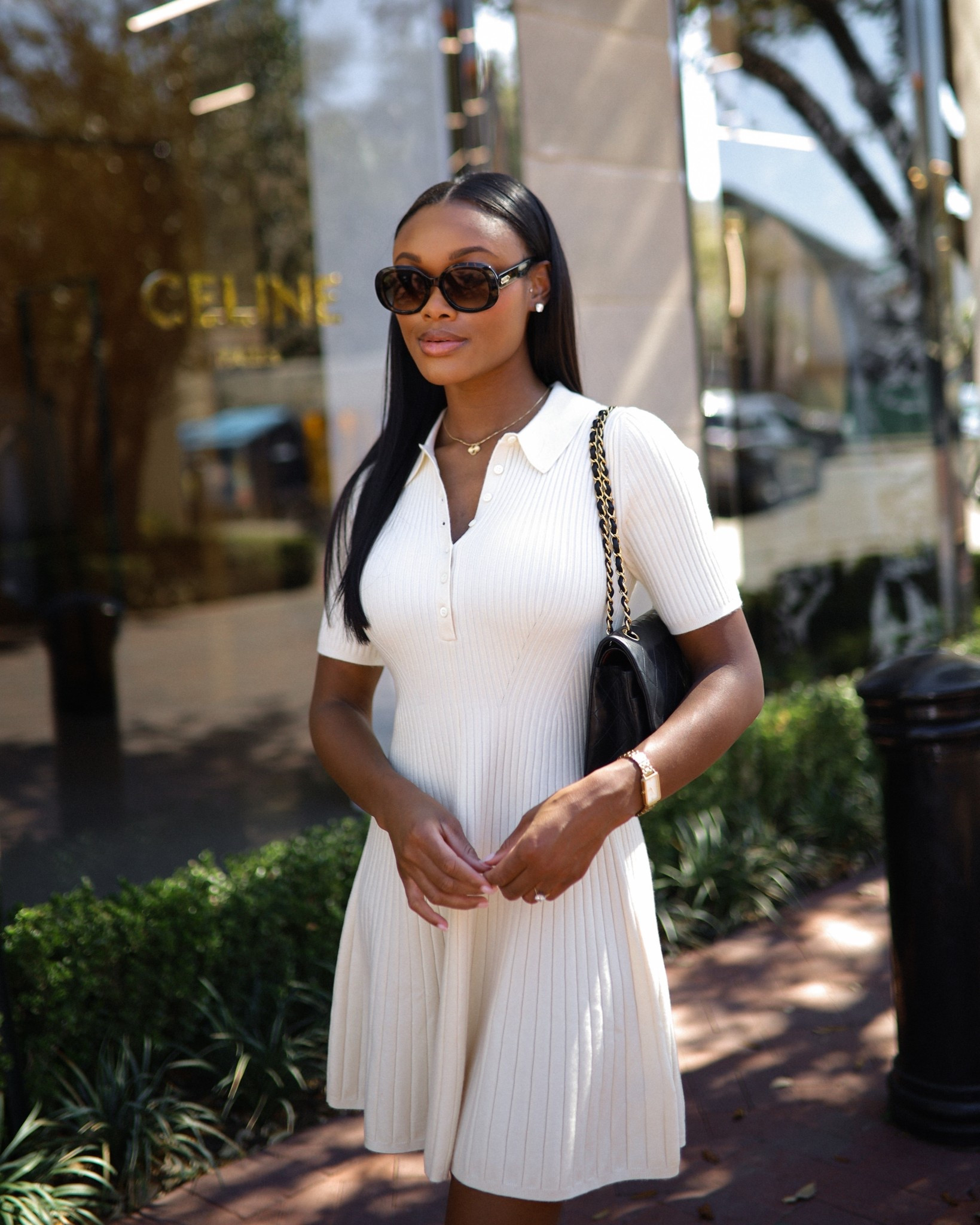 Spring, but make it understated 🤍

ribbed knit dress, white dress, spring outfit, spring 2026 outfits, short sleeve polo dress, paige dress, summer outfits 

#LTKootd #LTKgrwm