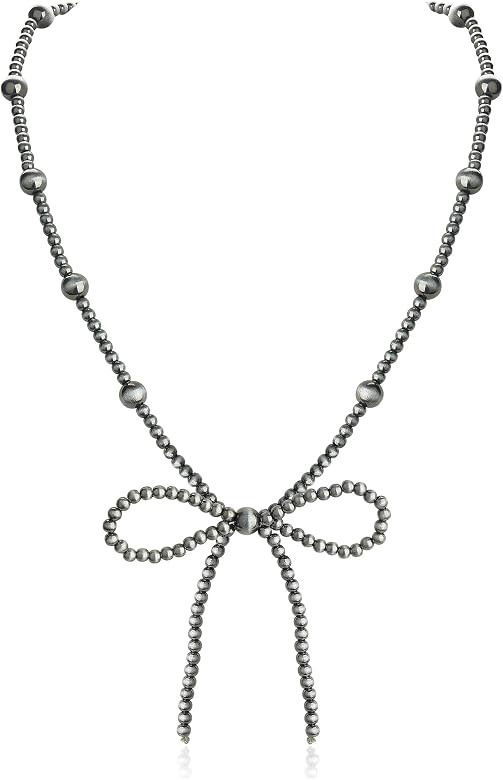 Navajo Pearl Bow Necklace Western Jewelry for Women Cowgirl Turquoise Necklaces Jewelry | Amazon (US)