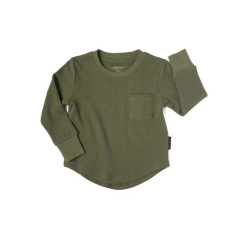 Baby Boys' Little Bipsy Waffle Pocket Long Sleeve T-Shirt | Scheels