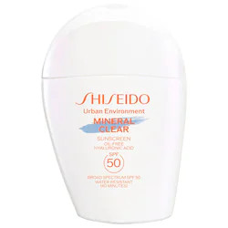 Shiseido Urban Environment Mineral Clear Sunscreen SPF 50 1 oz/30 ml | Sephora (US)