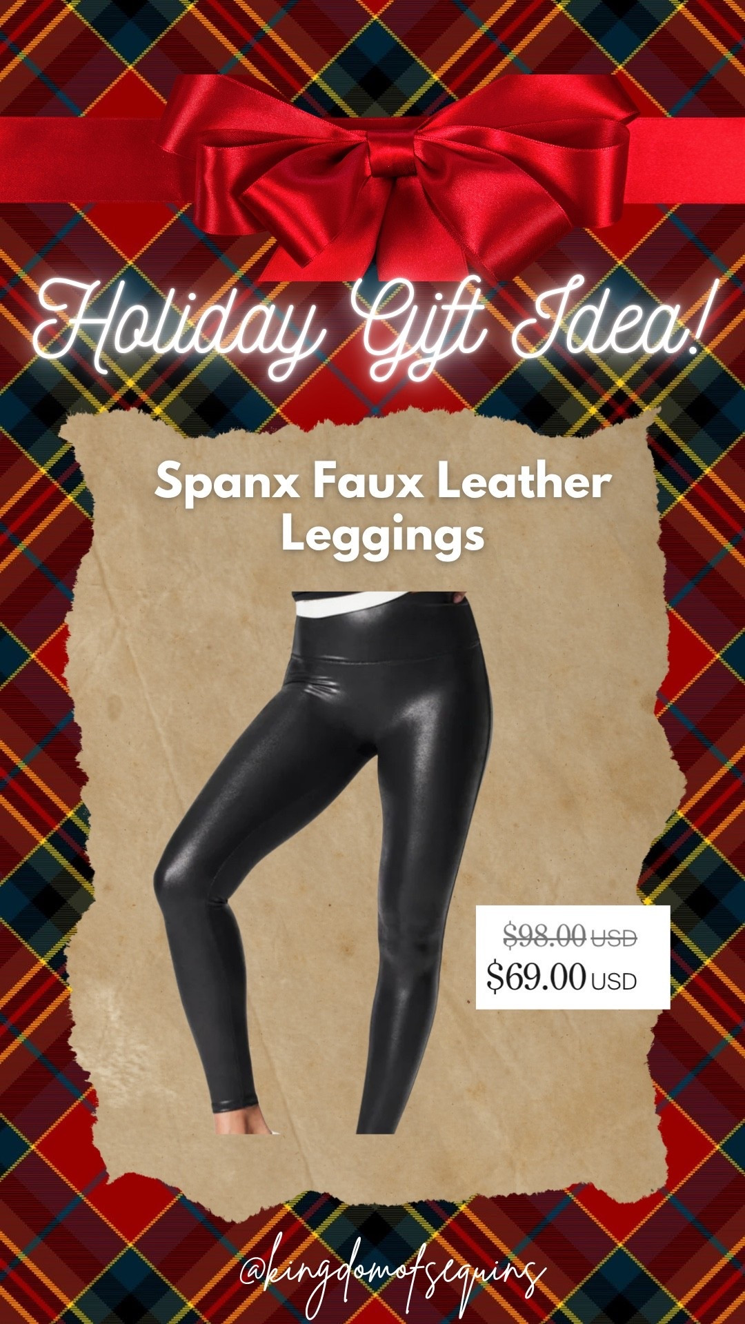 Spanx faux leather leggings on deal!! A great gift idegift

#LTKGiftGuide #LTKHoliday #LTKSaleAlert