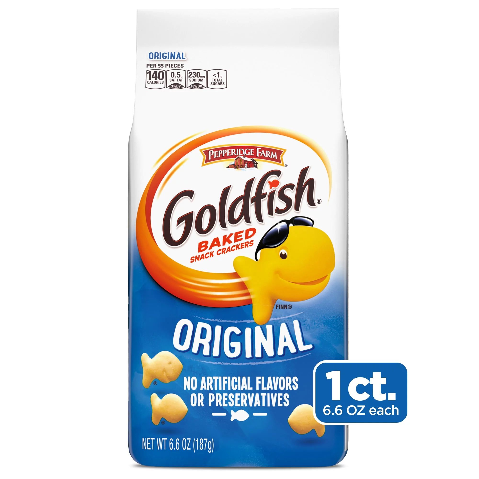 Goldfish Original Crackers, Snack Crackers, 6.6 oz bag | Walmart (US)