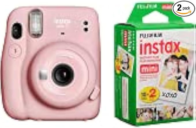 Fujifilm Instax Mini 11 Instant Film Camera, with Fujifilm instax Mini Instant Daylight Film Twin... | Amazon (US)