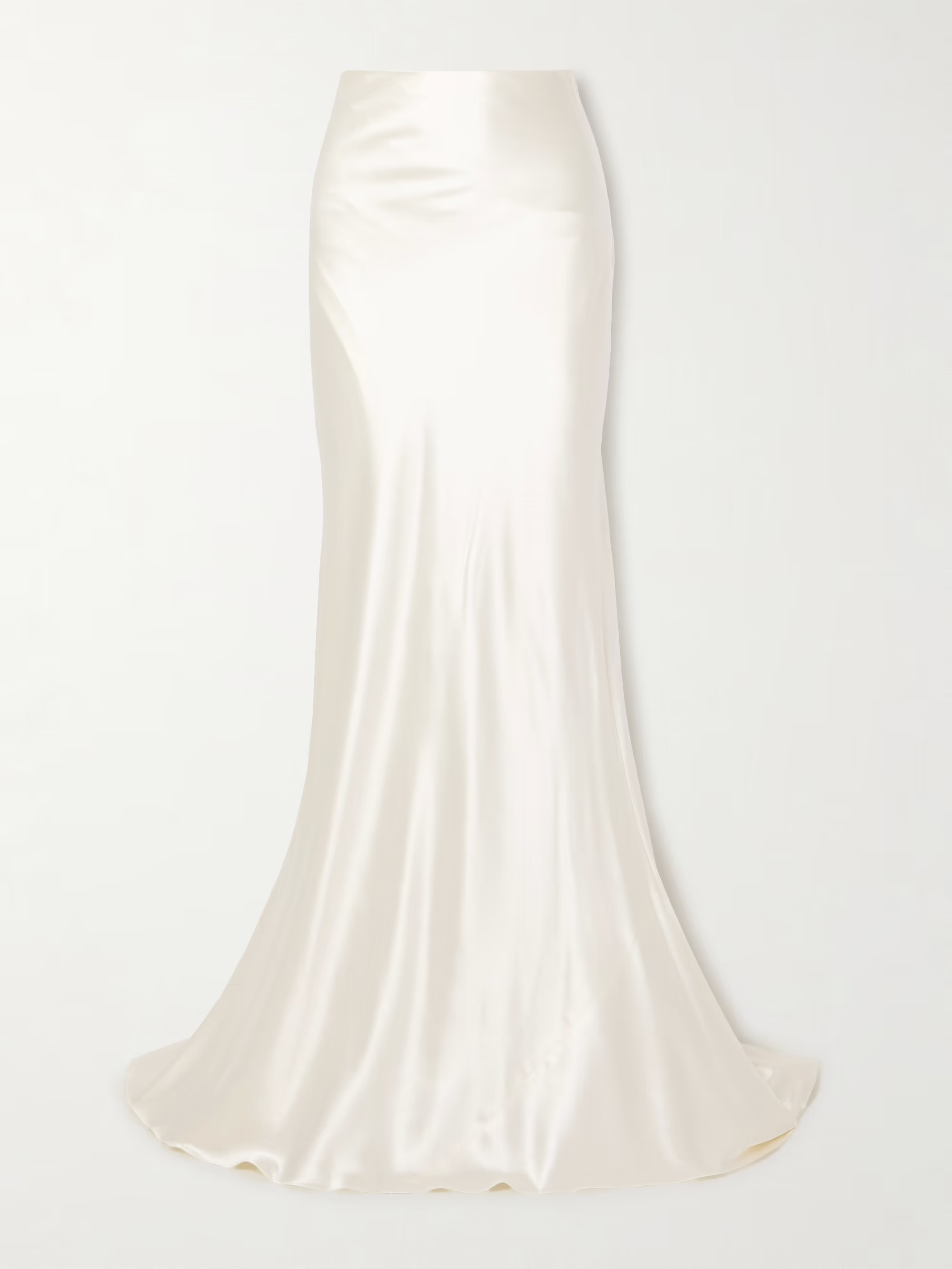 Dree wool and silk-blend charmeuse maxi skirt | NET-A-PORTER (US)