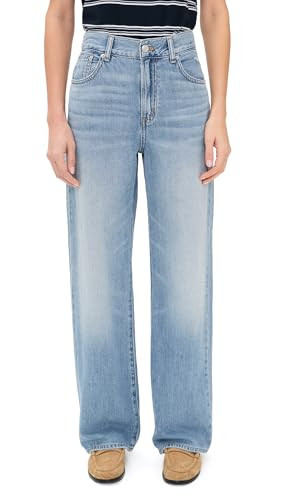 Madewell Women's The Perfect Vintage Wide Leg Jeans in Airy Denim, Northridge Wash, 28 | Amazon (US)