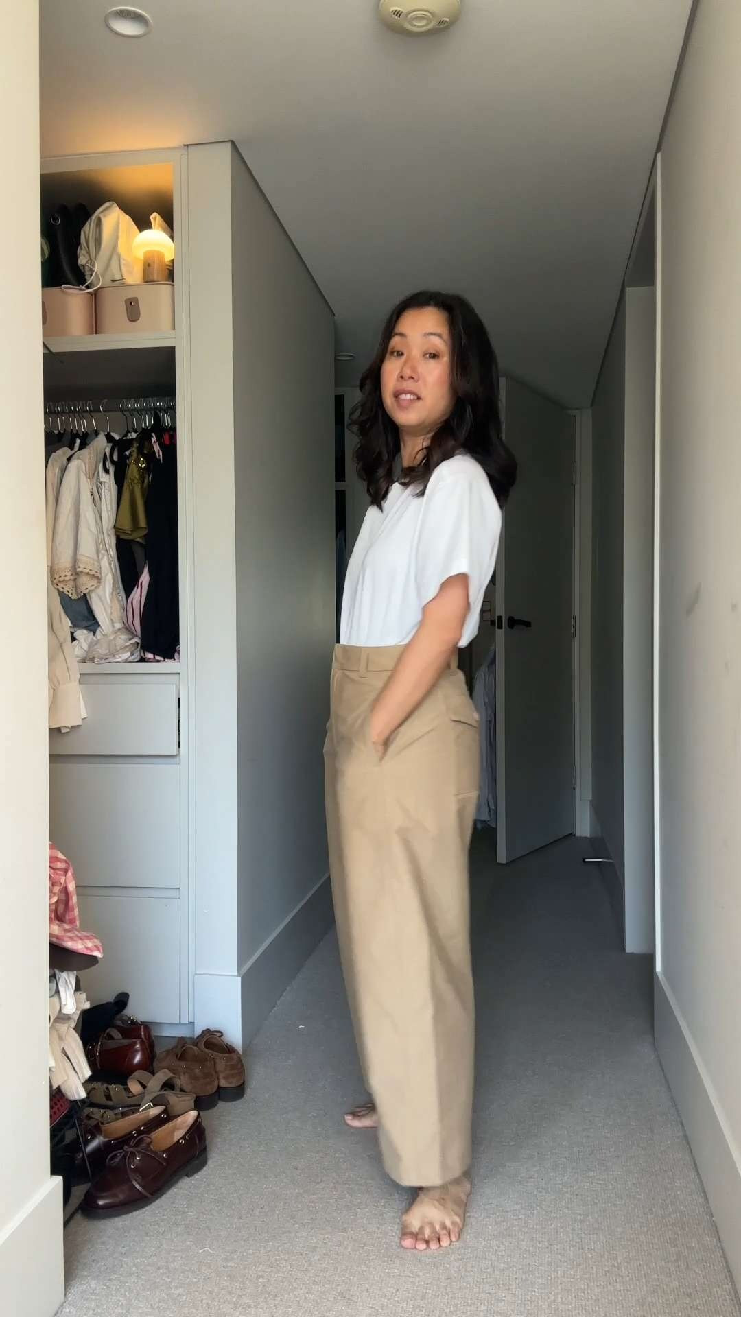  
Wearing a size S in the trousers - I had the in seam length altered to 64cm - I’m 158cm and typically wear a size 8 
 

#LTKstyletip #LTKaustralia #LTKpetite