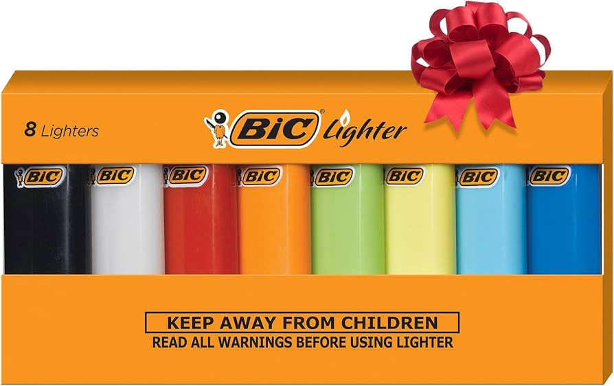 BIC Mini Lighters, Reliable and Safe, Lighters for Candles, Assorted Colors, 8-Pack (Colors May V... | Amazon (US)
