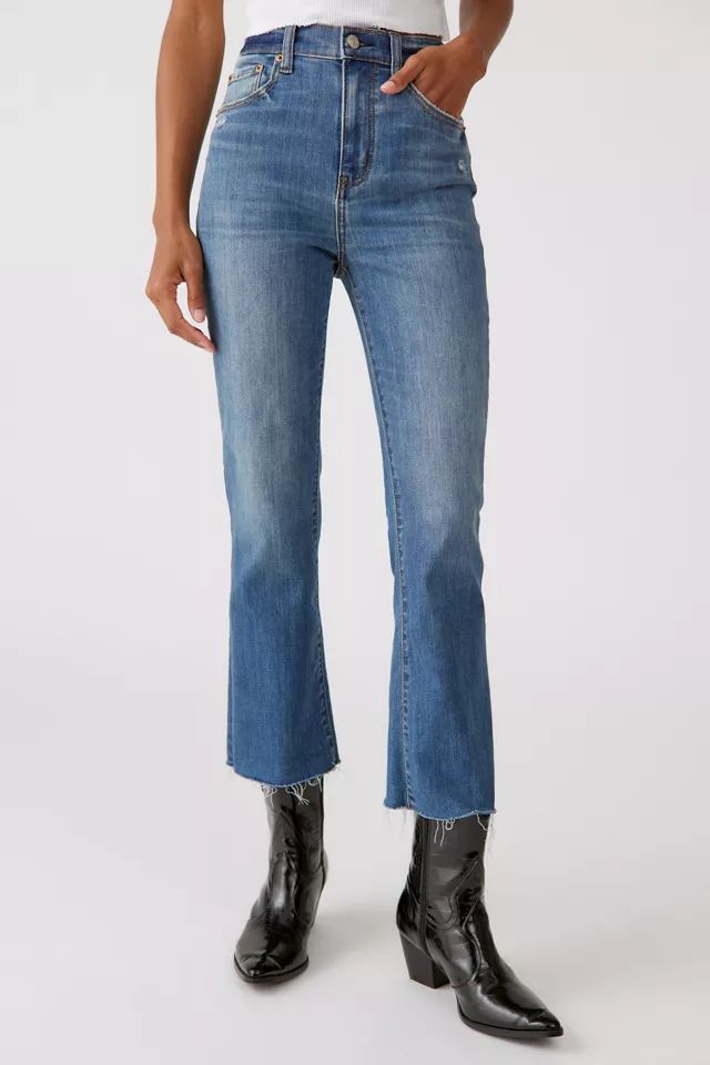 Daze Denim Shy Girl High-Waisted Cropped Flare Jean | Urban Outfitters (US and RoW)