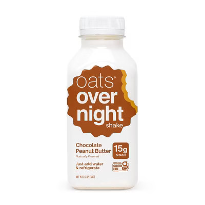 Oats Overnight Shake Chocolate Peanut Butter - 2.2oz | Target