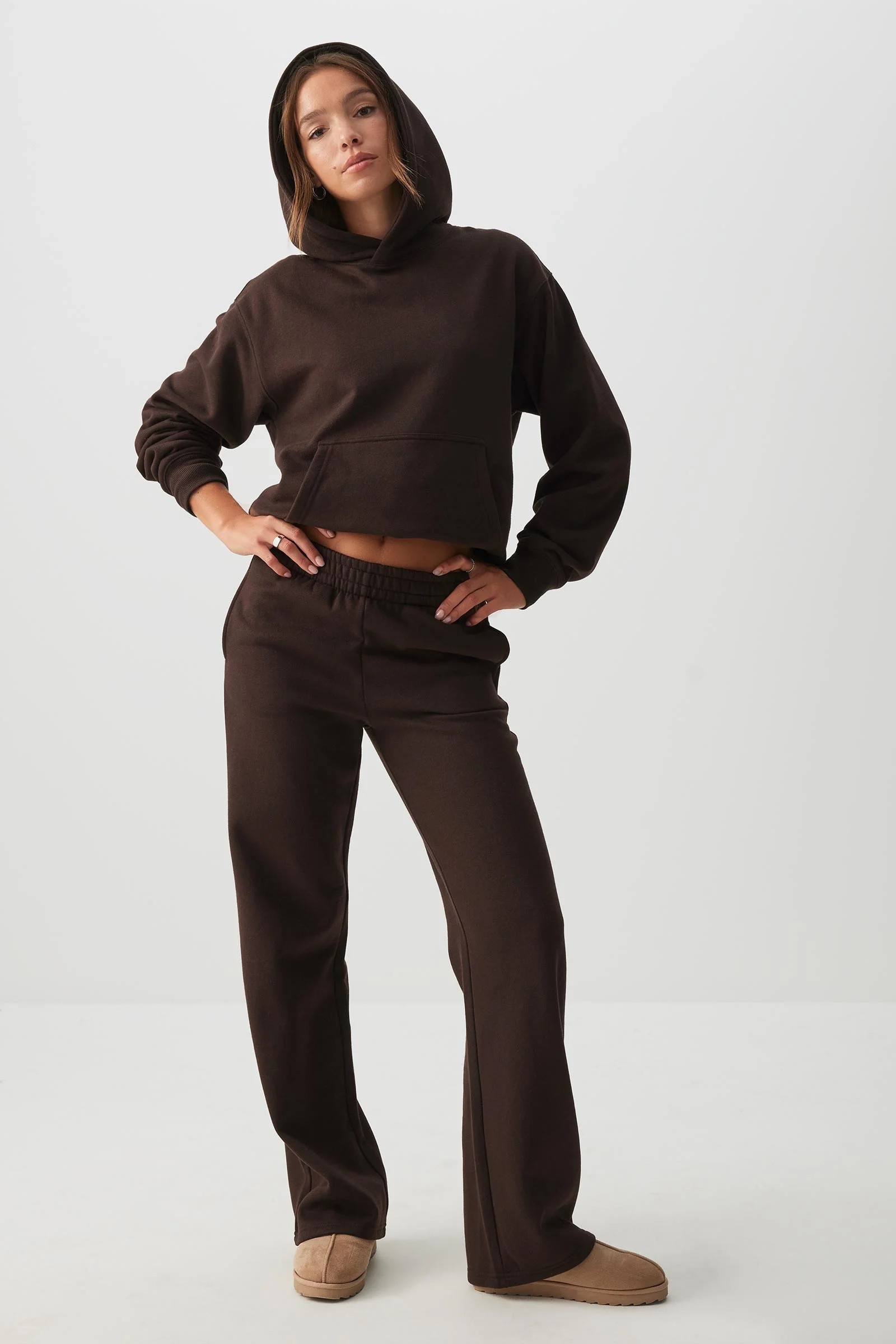 MADESOFT Fleece Straight Leg Sweatpants | Ardene
