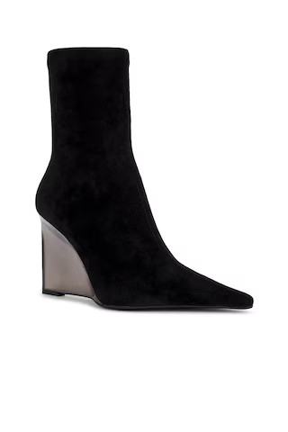 Jeffrey Campbell Beth-ann Boot in Black Suede Combo from Revolve.com | Revolve Clothing (Global)