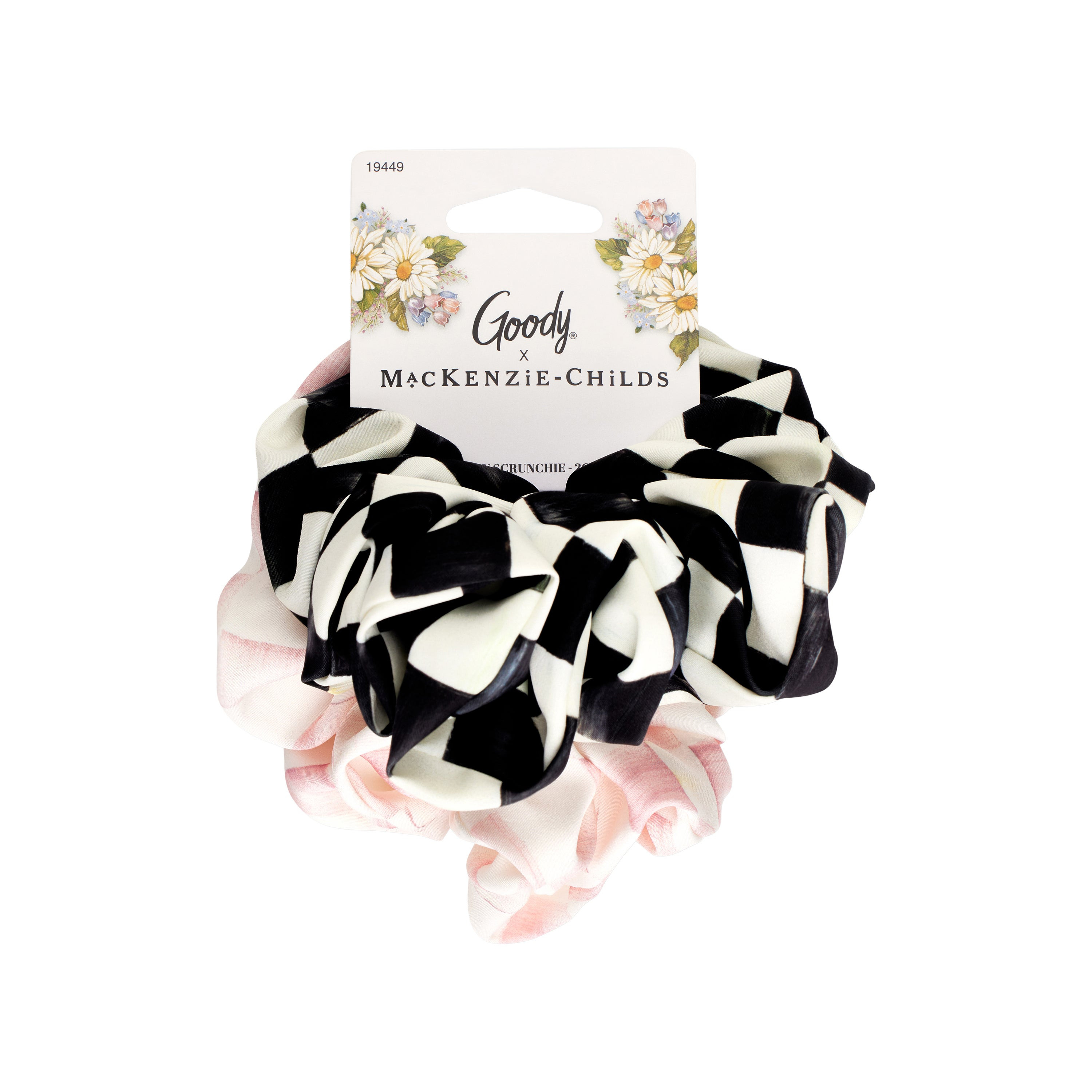 MC x Goody Multi Check Satin Scrunchie Set | MacKenzie-Childs