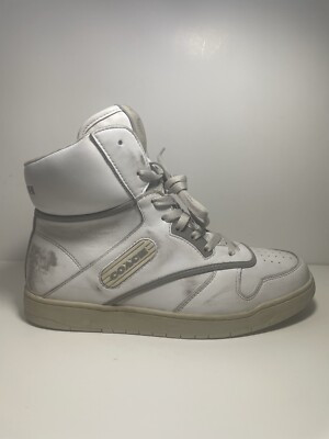 Coach Distressed High Top Sneaker Women's Size 10 B CK972 White | eBay US
