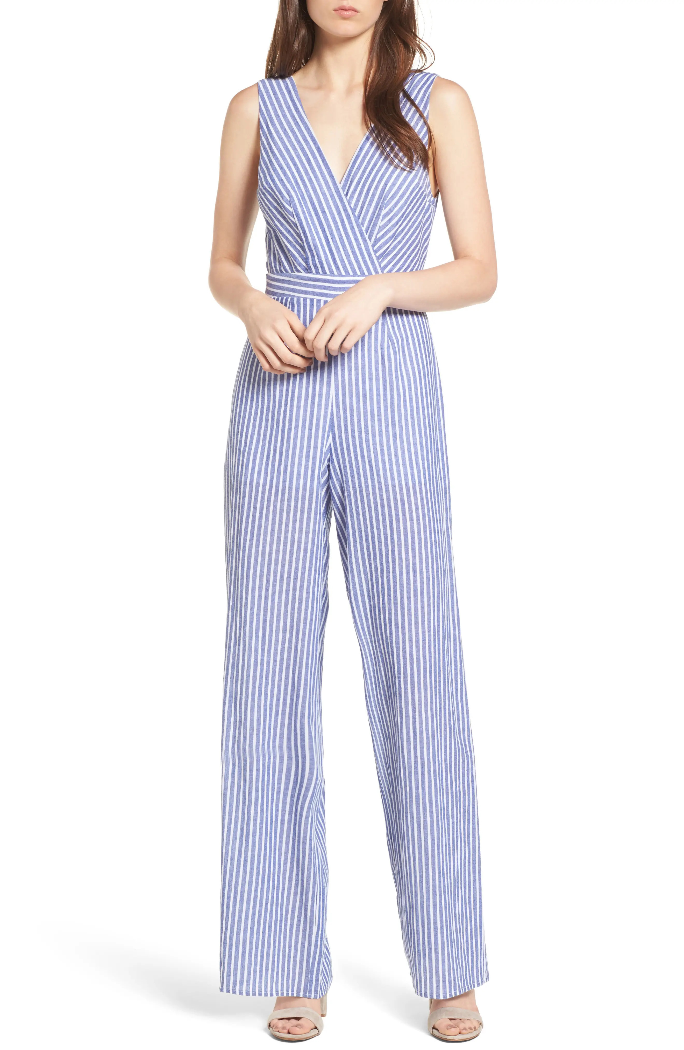 Stripe Cotton Jumpsuit | Nordstrom