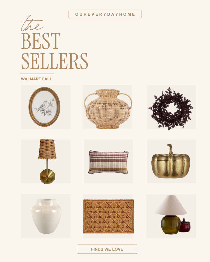 These are the weekly best sellers in home at Walmart! #walmarthome #fallhome 

 #LTKSeasonal #LTKHome