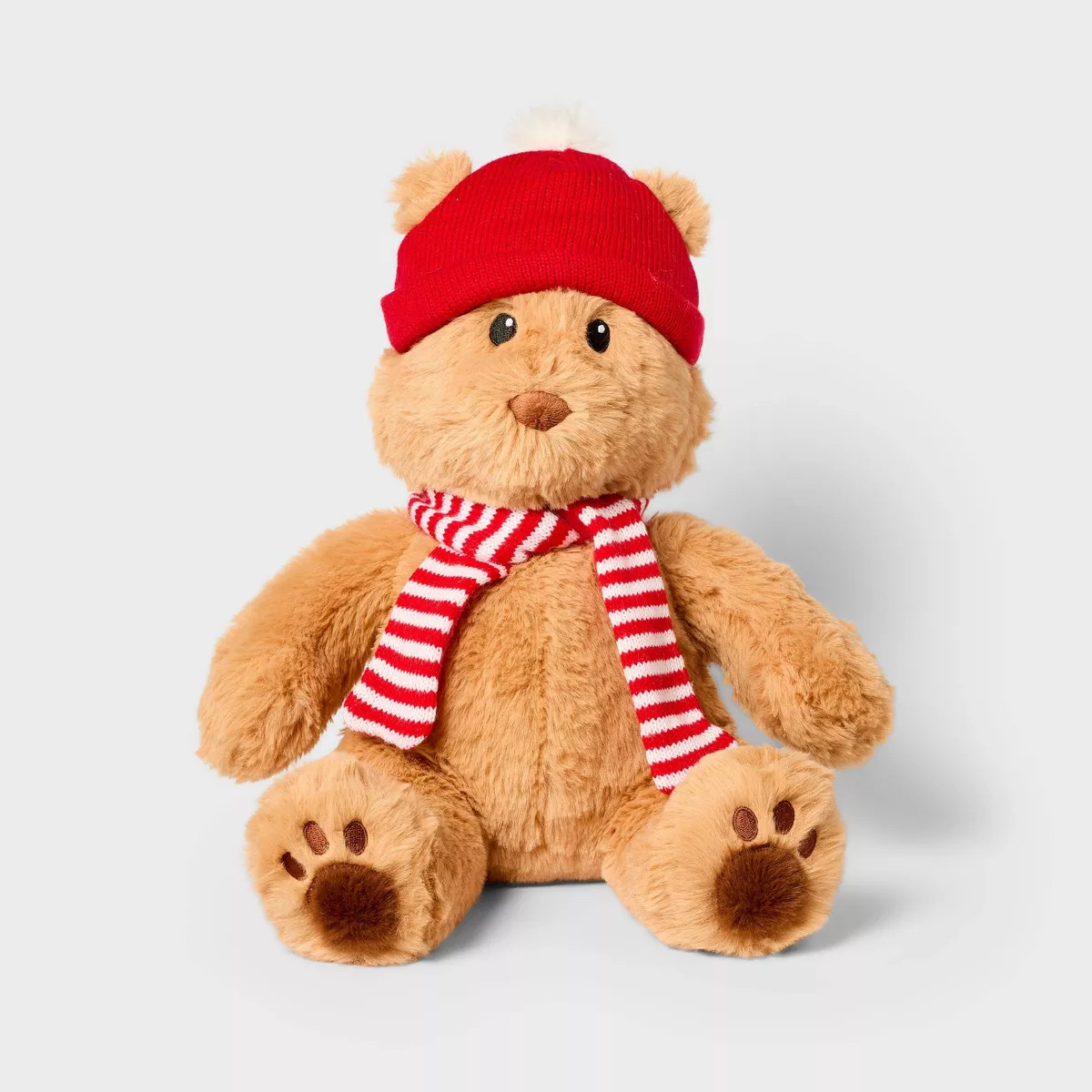 12" Teddy Bear with Hat and Scarf Stuffed Animal - Gigglescape™ | Target