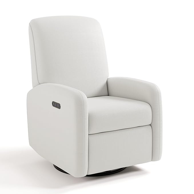 Graco Bellwood Power Recliner Swivel Glider (Ivory Basketweave) – Electronic Power Recliner for... | Amazon (US)