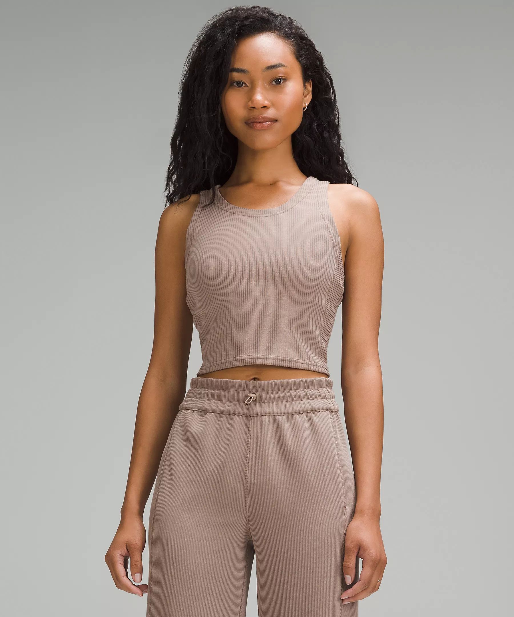 Ribbed Softstreme Cropped Tank Top | Women's Sleeveless & Tank Tops | lululemon | Lululemon (US)