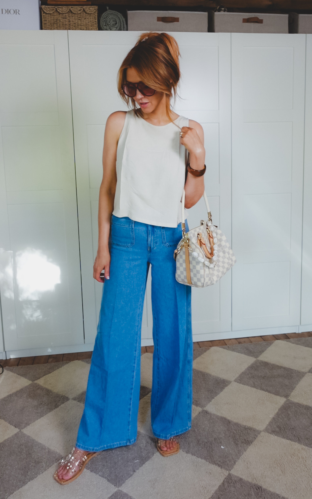 This Amazon tank is 100% LINEN and has a button detail up the back. These jeans give 'mother' vibes but at a better price point. 

#amazonfashion
#casualstyle
 

 #LTKOver40 #LTKFindsUnder50 #LTKStyleTip