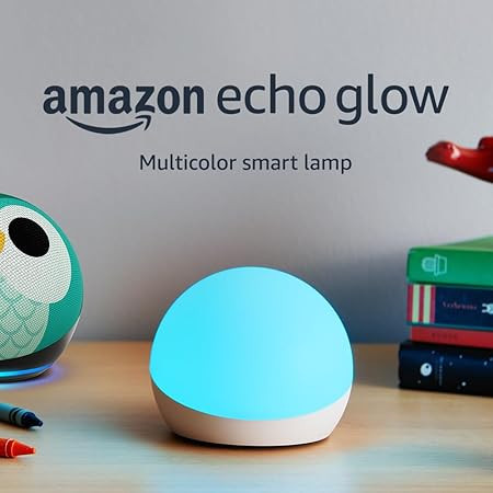 Echo Glow - Multicolor smart lamp, Works with Alexa | Amazon (US)