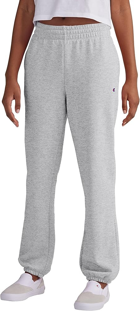 Champion Women’s Powerblend Boyfriend Sweatpants, Oversized Fleece Joggers ,Cotton Sweatpant, 2... | Amazon (US)