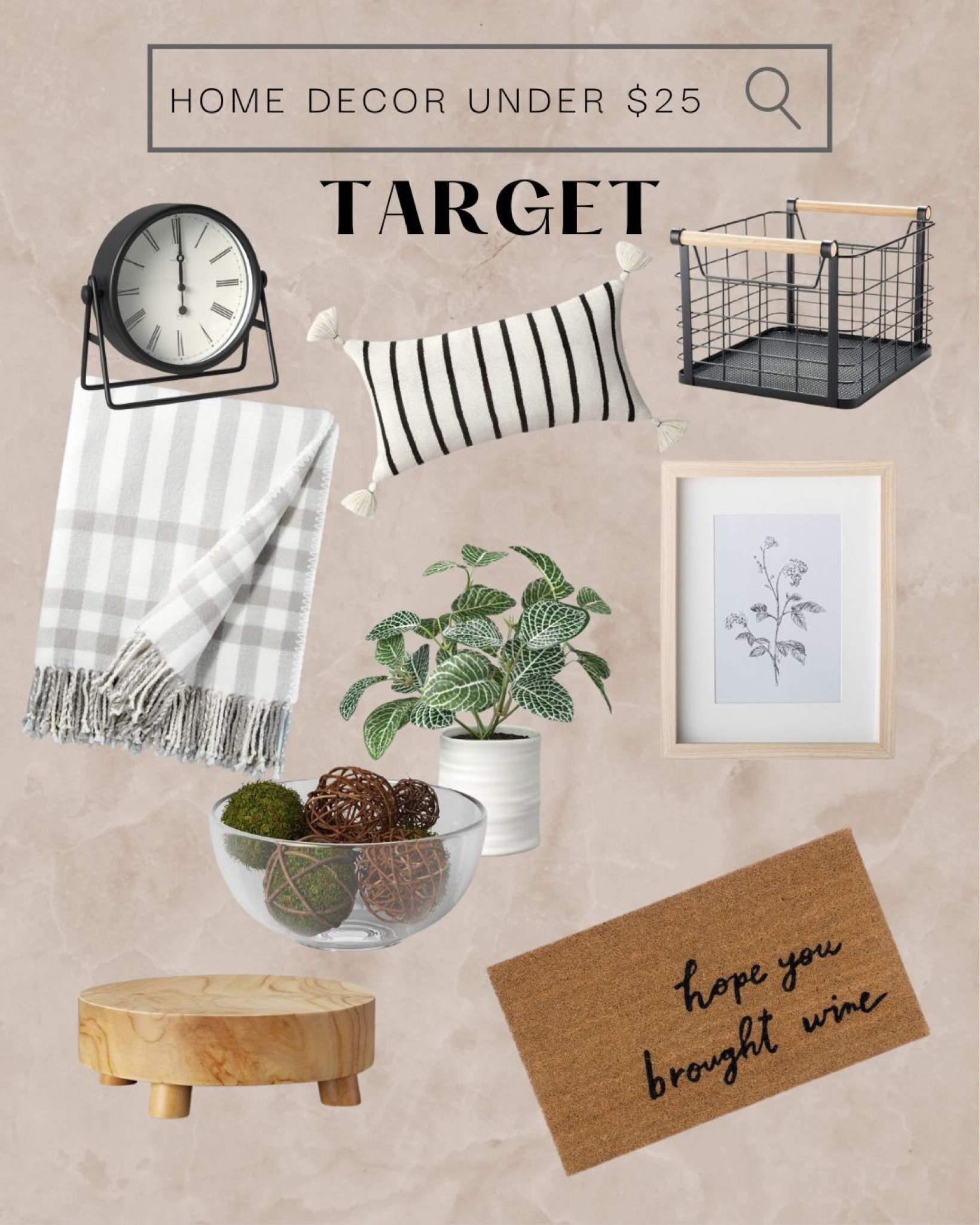 Home decor finds under $25 from Target - perfect for summer home decor refresh!
Wall art, decorative storage, doormat, cozy throw blanket, decor pillows #home #decor #cozyhome #targetfinds #under25 #springhome

#LTKSeasonal #LTKhome #LTKunder50