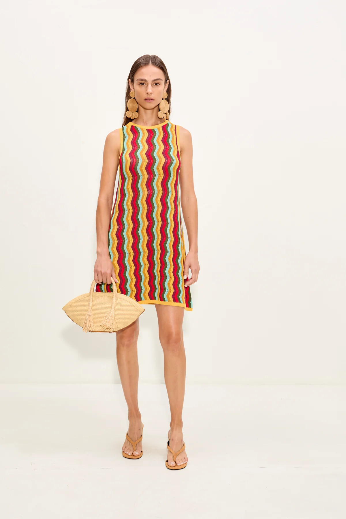 Hazel Knit Dress In Tapestry | Simon Miller