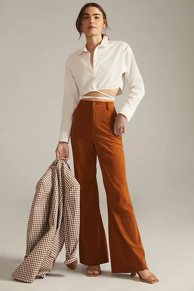 Avec Les Filles Corduroy Flare Pants | Anthropologie (US)