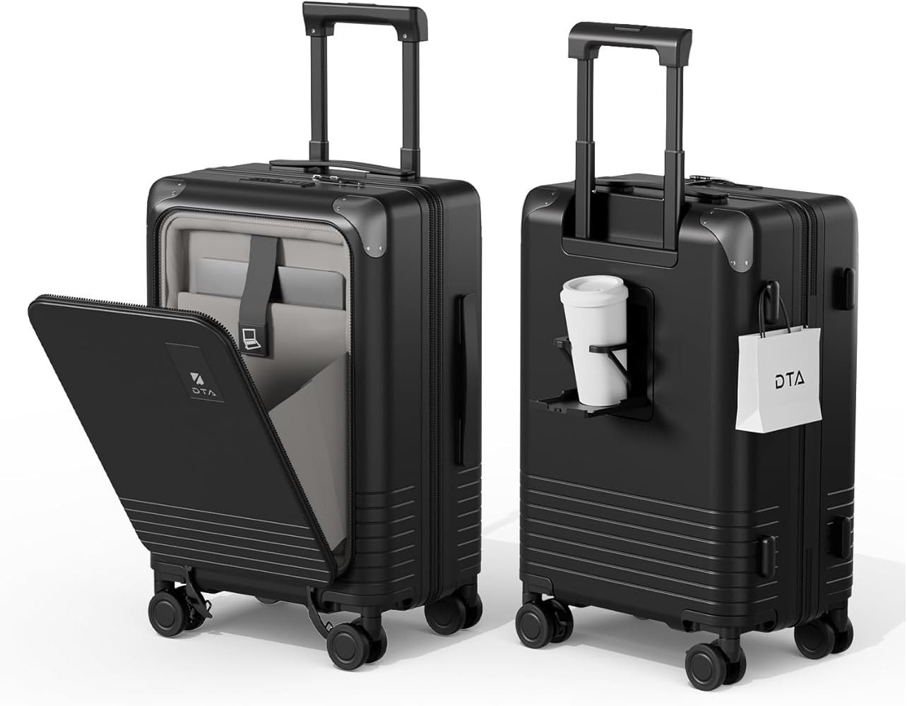 Top Opening Expandable Lightweight PC Hard Shell Suitcase, 20 Inch Carry On Luggage with TSA Lock... | Amazon (US)