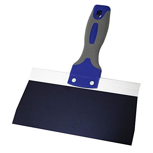 Warner 8" ProGrip Blue Steel Drywall Taping Knife, Soft Grip Handle, 10871 | Amazon (US)