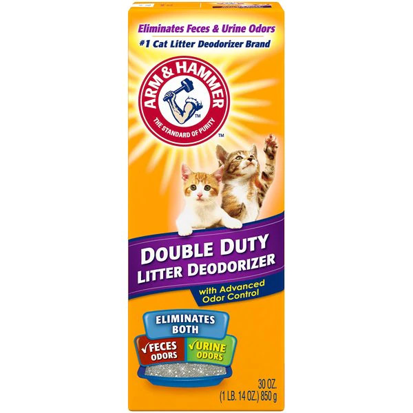 ARM & HAMMER LITTER Baking Soda Double Duty Cat Litter Deodorizer, 30-oz - Chewy.com | Chewy.com