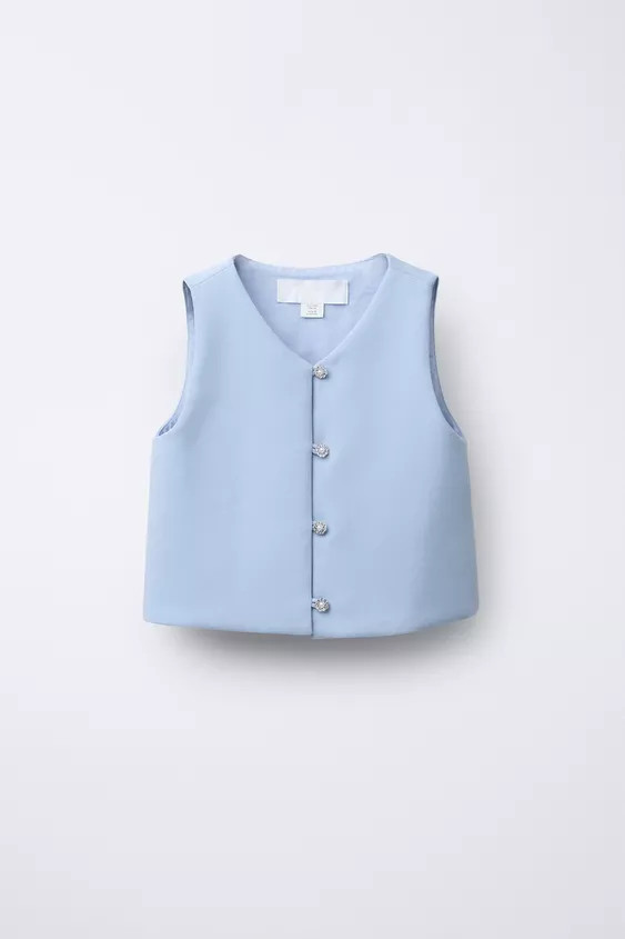 JEWEL BUTTON TOP | Zara Canada