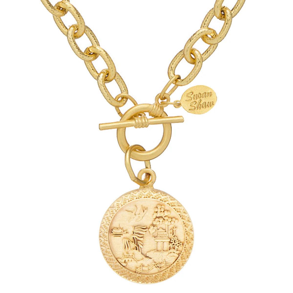 Blue Willow Toggle Necklace | Susan Shaw