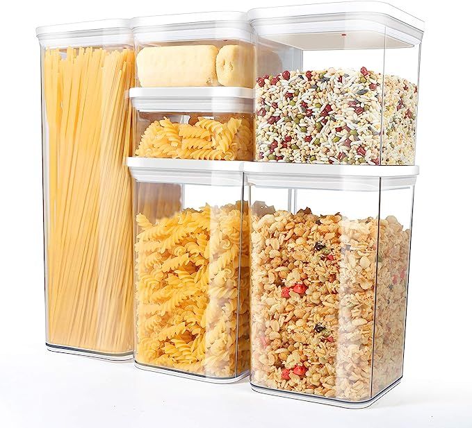 TBMax Airtight Food Storage Containers 6 Pieces - Pantry Organization and Storage Container Set w... | Amazon (US)