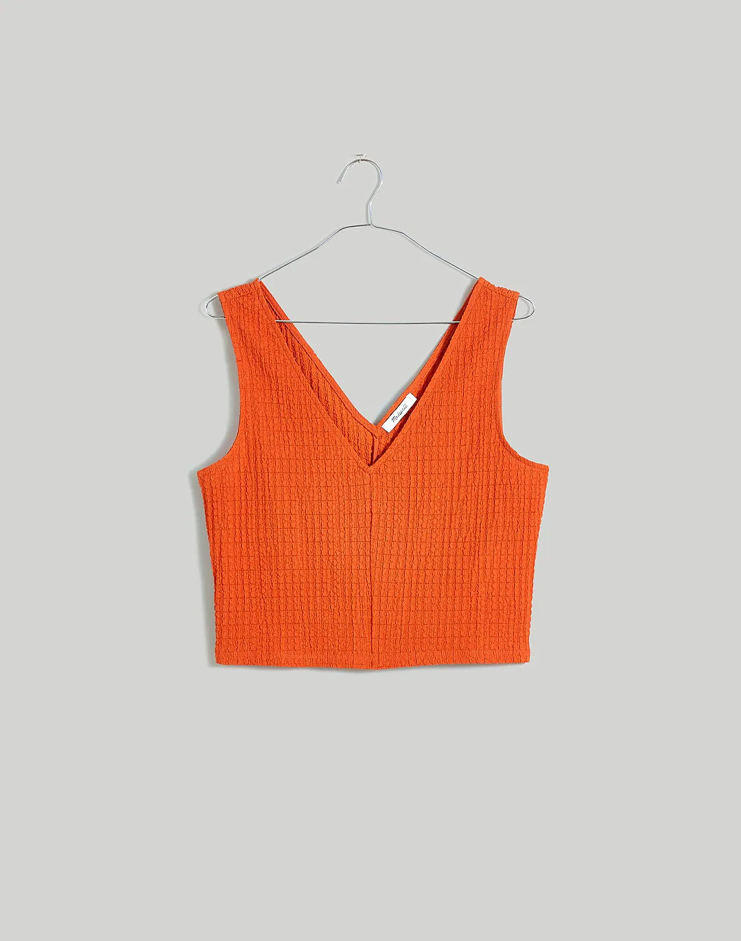 V-Neck Sleeveless Crop Top | Madewell