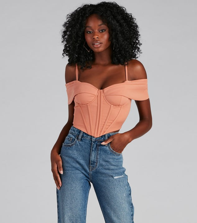 Forever Femme Cold Shoulder Corset | Windsor Stores
