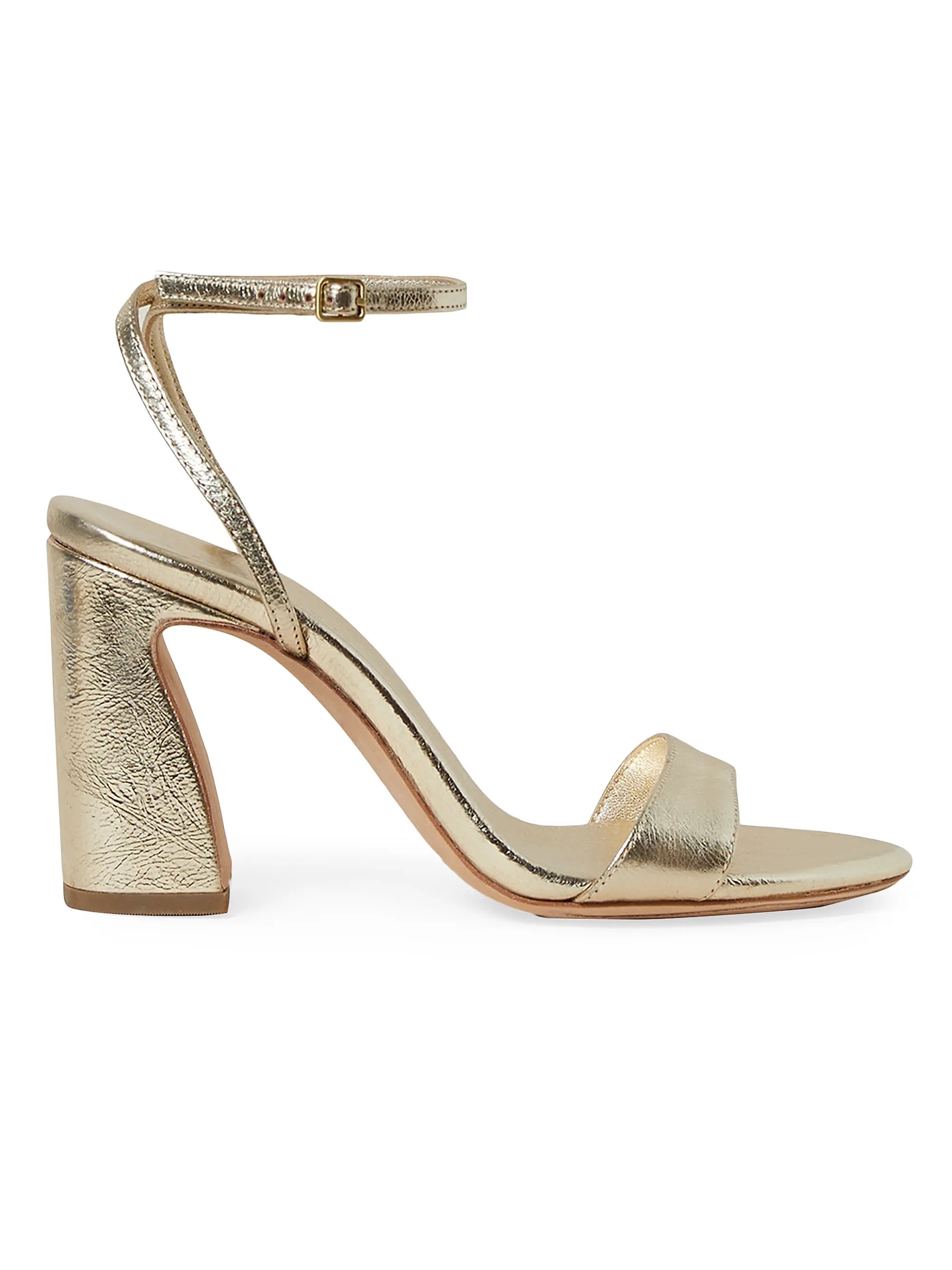 Loeffler Randall Malia 90MM Curved-Heel Sandals | Saks Fifth Avenue | Saks Fifth Avenue
