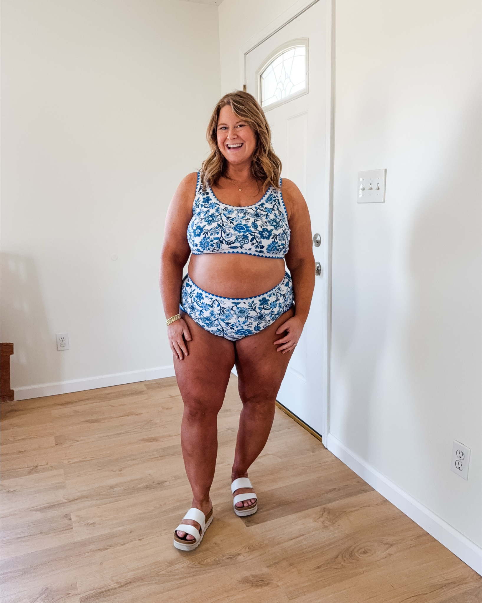 Midsize friendly two piece swimsuits!  Modest coverage. Currently 24 weeks pregnant while I filmed this reel 

#LTKMidsize #LTKSwim #LTKBump