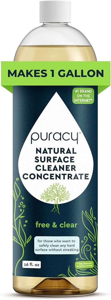 Puracy Multi-Surface Cleaner Concentrate - Plant-Powered Everyday Surface Cleaner - Natural All P... | Amazon (US)
