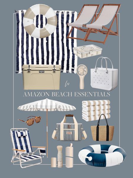 Amazon beach essentials! We plan on taking many trips to our beach cottage and the beach in general this summer, and so many of these finds would be perfect! If you have a little one tagging along just add in your favorite travel play area and a wagon and you’re good to go! 

#LTKStyleTip #LTKSeasonal