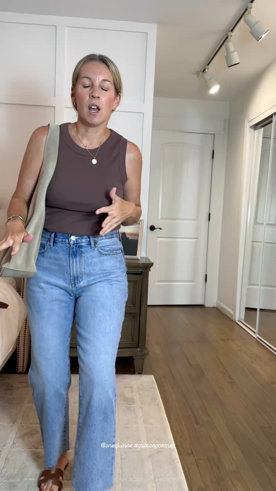 Capsule pieces from @Quince Versatile, timeless, comfy! 🤌🏼
SIZING:
Mediums in everything.
Jeans are 29 regular. Fit like my expensive designer and look good all day! 

#quincepartner

#LTKootd #LTKPetite #LTKMidsize

#LTKPetite #LTKMidsize #LTKOver40