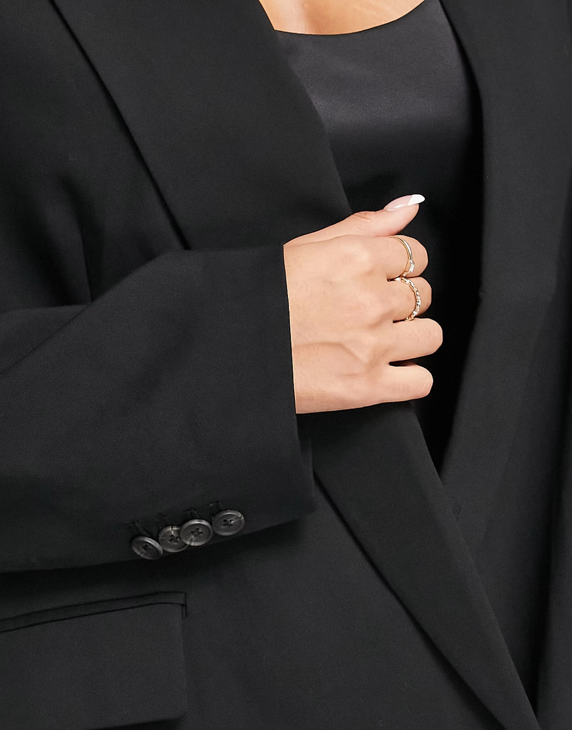 Vero Moda tailored dad blazer in black | ASOS (Global)