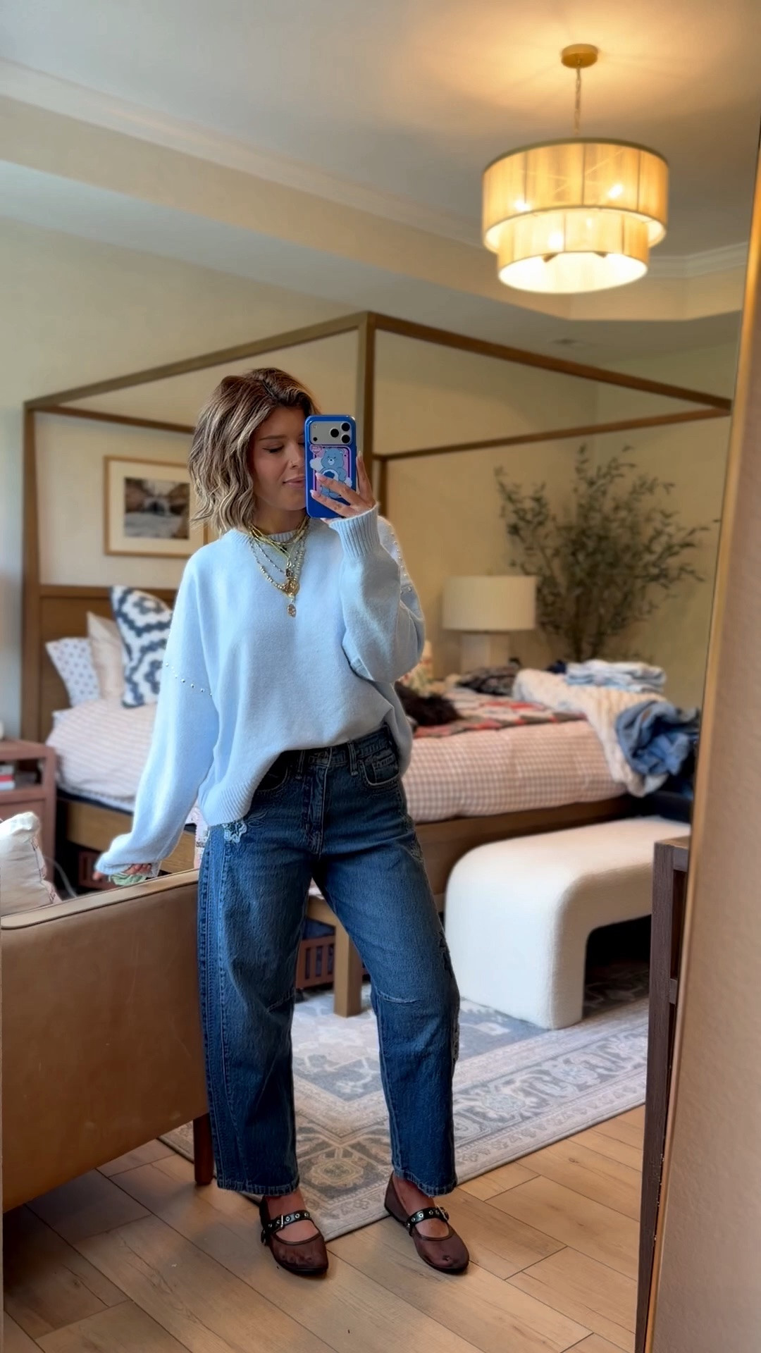 Cozy sweater, adorable denim, anddddd flats for every occasion 👏 @walmartstyle #walmartpartner

#LTKootd #LTKgrwm #LTKdayinmylife