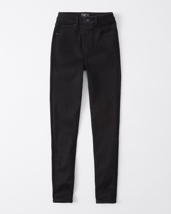 Women's Curve Love High Rise Super Skinny Jeans | Women's Bottoms | Abercrombie.com | Abercrombie & Fitch (US)