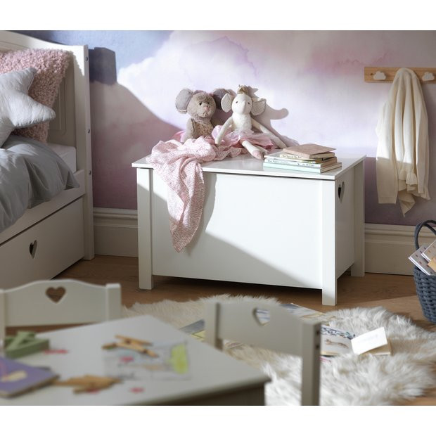 Habitat Mia Toy Box - White | Habitat UK