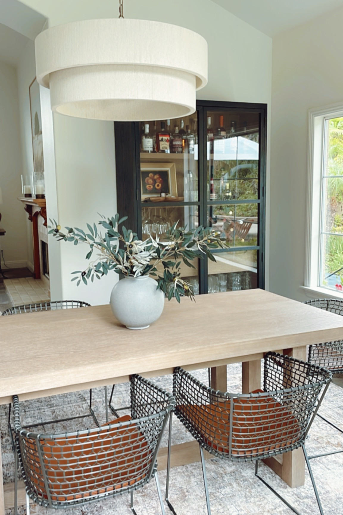 Our dining room is almost finally done! Waiting on an official centerpiece in ordered but this is what I have for now….

#diningtable #extensiontable #wooddiningtable #lightwoodtable 

#LTKhome