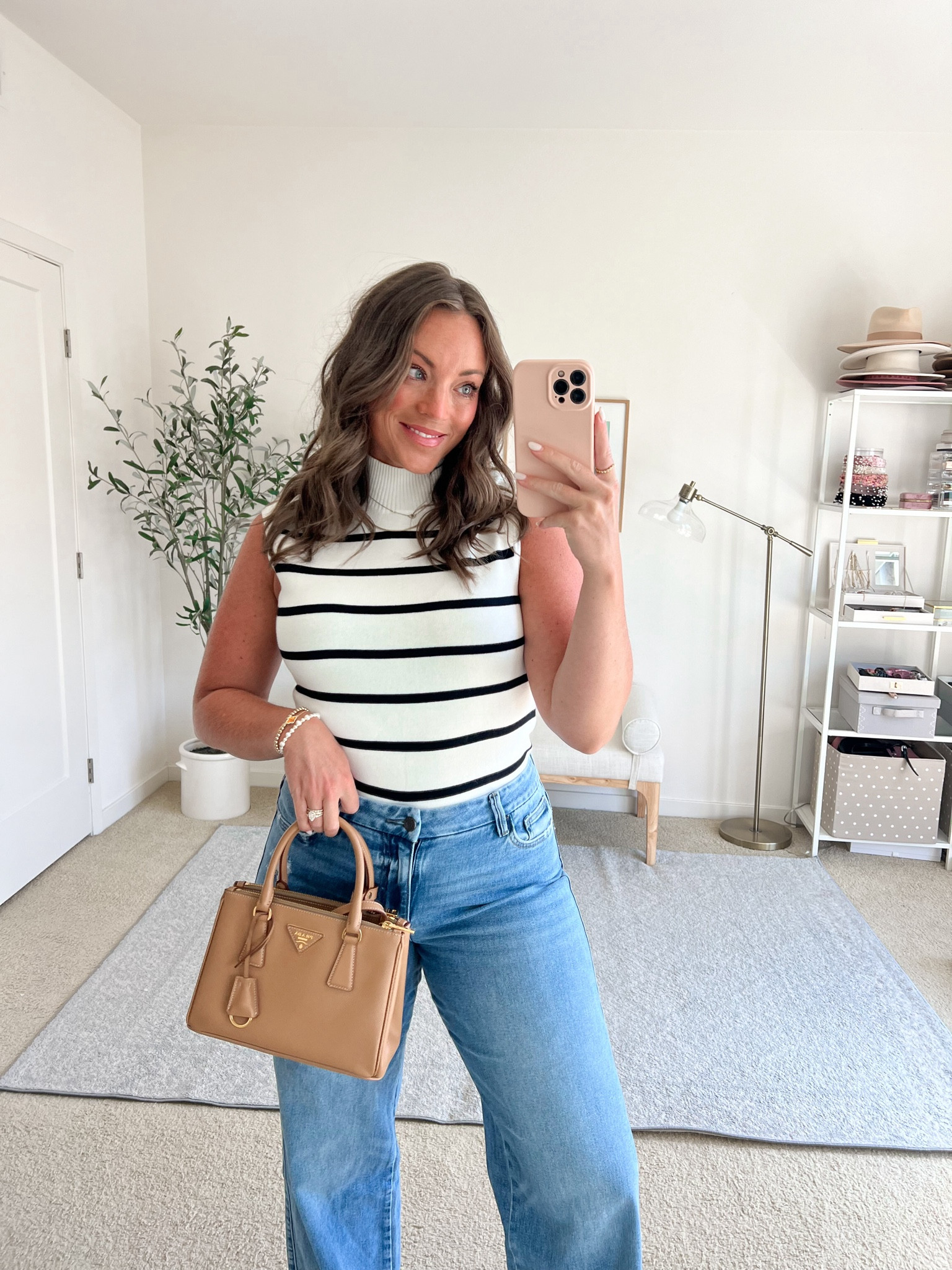 Love this stripe mock neck! Good for transitioning into fall but also perfect for wearing under blazers and jackets!
Fits true to size, medium 

#LTKSeasonal #LTKMidsize #LTKFindsUnder50