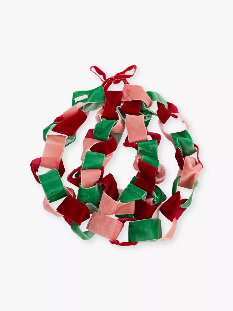 Chain Link garland velvet Christmas decoration 45.7cm | Selfridges